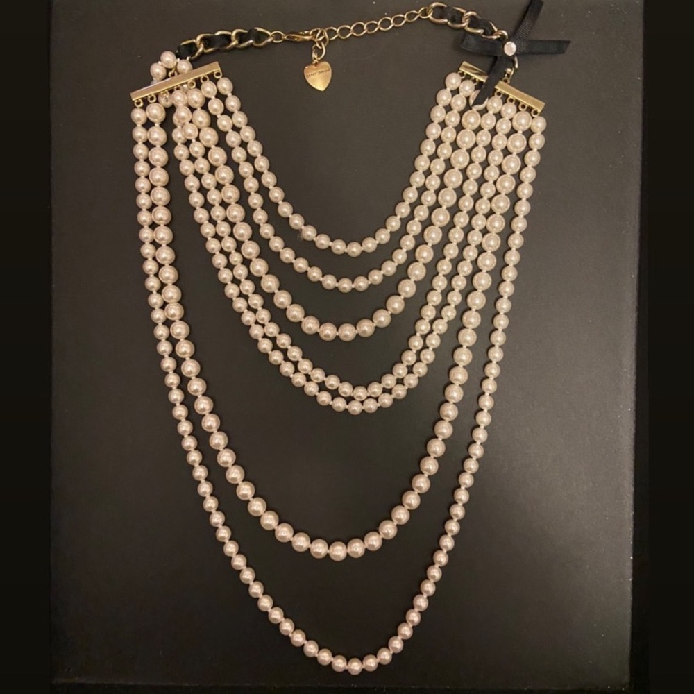 Betsey Johnson Pearl Necklace